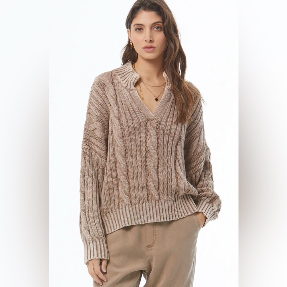 YFB brand New Never been worn just released online Auckland sweater in shitake